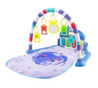 Tapis d'activité pour tout-petits, salle de sport d'activités pour tout-petits - Salle de jeu extra-large avec jouets colorés, musique et lumière - Jouez à l'exploration sensorielle précoce, tapis d'a
