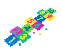 Tapis d'Activités 3 en 1 ""Marelle"" 30cm Multicolore