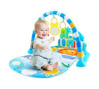 Tapis d'activités pour enfants - Salle de jeu de piano, tapis de gymnastique pour bébé, tapis de croissance sensorielle douce, ensemble de jouets amusants, kit cadeau d'anniversaire pour bébé |
