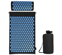 Tapis d'acupression avec coussin pour une relaxation apaisante et un massage, pour soulager les maux de dos, les maux de tête, les points d'énergie dans le corps et les effets stimulants