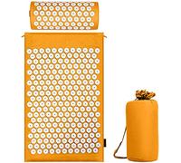 Tapis d'acupression avec coussin pour une relaxation apaisante et un massage, pour soulager les maux de dos, les maux de tête, les points d'énergie dans le corps et les effets stimulants