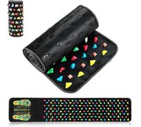 Tapis d'acupression des pieds imperméable, tapis de massage des pieds, tapis de massage des pieds, tapis de massage de la réflexologie des pieds et des jambes, soulagement de la douleur. (70 * 35cm)