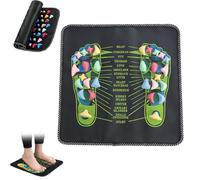 Tapis D'acupression Revitalisant pour Les Pieds, Tapis D'acupuncture pour Massage des Pieds Réflexologie Portable Coloré Soulager Le Stress, Les Douleurs de La Voûte Plantaire(S)