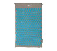 Tapis d'Acupression + Sac - Soulage douleurs Dorsales - Sciatique - Massage dos - Relaxation Musculaire - Récupération post-sport (Gris-Turqoise)