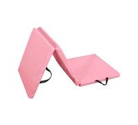 Tapis d'aérobic portable à 3 volets haute densité pour yoga, gymnastique, étirement, entraînement à la maison, entraînement de base, MMA