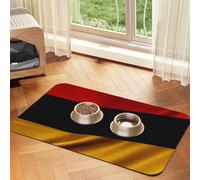 Tapis d'alimentation absorbant à séchage rapide pour chien - Joli tapis antidérapant en caoutchouc - Drapeau de l'Allemagne - Tapis de bol d'eau pour chat - Tapis de table pour nourriture et eau - 30
