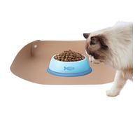 Tapis D'Alimentation Animaux Antidérapant Imperméable Anti-Taches Bords | Tapis D'Alimentation Chat Nourriture et Eau Caniches Spitz Nains Sol Chenil Animalerie