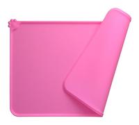 Tapis d'alimentation en silicone pour chiens, chats et petits animaux - Antidérapant et imperméable - Tapis de gamelle pour chien et chat pour les sols sans désordre