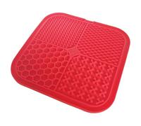 Tapis d'alimentation interactionnel pour animaux de compagnie avec motif à léchage lent, passe au lave-vaisselle, reste fermement collé au sol, résistant aux températures élevées