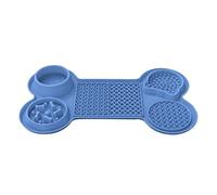 Tapis d'alimentation lente pour chats - Motif cloison | Tapis d'alimentation texturé pour des habitudes alimentaires saines - Convient pour les chats et les chiens et autres petits