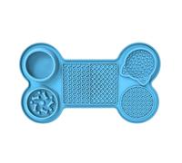 Tapis d'alimentation lente pour chats - Six In | Tapis d'alimentation texturé pour des habitudes alimentaires saines, convient pour les chats, chiens et autres petits animaux de compagnie, matériau