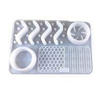 Tapis d'alimentation lente pour chiens et chats - Grand tapis d'alimentation avec ventouse