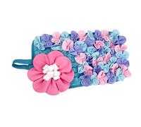 Tapis d'alimentation lente pour petits animaux - Jouet puzzle en forme de fleur - Tissu polyester - Favorise l'instinct de recherche de nourriture - Tapis décoratif pour petits animaux