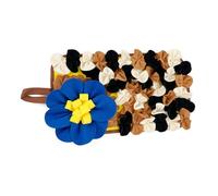 Tapis d'alimentation lente pour petits animaux - Jouet puzzle en forme de fleur - Tissu polyester - Favorise l'instinct de recherche de nourriture pour petits animaux