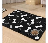 Tapis D'Alimentation Pour Animaux Tapis De Gamelle Pour Chien Et Chat SéChage Rapide Plateau Facile à Nettoyer Mat Super Absorbant AntidéRapant Dessous Gamelles Pour Chien (50x80cm,Colour 2)