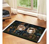 Tapis d'alimentation pour chien et chat - Imperméable et antidérapant - Sans taches - Séchage rapide - Pour chien et chat