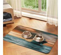 Tapis d'alimentation pour chien et gamelle d'eau antidérapant pour animaux de compagnie, tapis de mangeoire absorbant pour chat, bateau de croisière, tapis de nourriture pour animaux de compagnie
