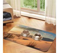 Tapis d'alimentation pour chien et gamelle d'eau antidérapant pour animaux de compagnie, tapis de mangeoire absorbant pour chat, tapis de nourriture pour animaux de compagnie, tapis de nourriture pour