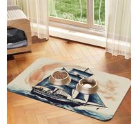 Tapis d'alimentation pour chien et gamelle d'eau antidérapant pour animaux de compagnie, tapis de mangeoire absorbant pour chat, bateau nautique, tapis de nourriture pour animaux de compagnie, tapis