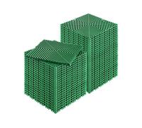 VEVOR Tapis dalle de sol de drainage modulaire emboîtable 310x310 mm 50 pcs vert