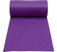 Tapis d'allée de mariage Tapis violet de cérémonie d'événement 2mm d'épaisseur Tapis de passerelle de mariée antidérapant pour la cérémonie Anniversaire Noël Décoration extérieure, 1m/1,2m de large (