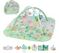 Tapis d'apprentissage, interactif, 7 jouets, demi-grille de course, pour...