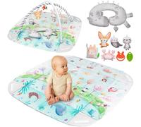 Tapis d'apprentissage, interactif, 8 jouets, demi grille de course, pour...