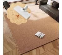 Tapis d'Appui de Fenêtre Nettoyage de Tapis/Tapis de Fenêtre, Tapis de Bain Absorbants Doux à Séchage Rapide avec Base Antidérapante en TPR, Coussin de Siège/Protection(Brown,50x25cm(20x10"))