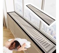 Tapis d'Appui de Fenêtre Tapis de Rebord de Fenêtre Doux et Mignon, Planche de Protection Absorbante en Diatomées, Protection de Fenêtre Antidérapante Personnalisable(Style A,50x25cm(20x10"))