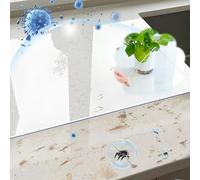 Tapis d'Appui de Fenêtre Tapis de Rebord de Fenêtre Étroit et Petit, Protection Anti-rayures pour Tables, Balcons, Étagères et Rebords de Fenêtre, Coussin de Baie Vitrée Transparent(50x25cm(20x10"))