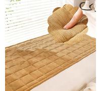 Tapis d'Appui de Fenêtre Tapis de Rebord de Fenêtre Souple, Antidérapant, Housses de Canapé en Polyester Anti-poussière pour Animaux, Découper sur Mesure(Yellow,50x25cm(20x10"))