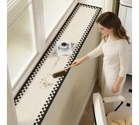 Tapis D'appui de Fenêtre Tapis Rebord Fenêtre Extra Long Absorbant, Coussins Antidérapants Personnalisables Terre Diatomées Motifs, Coussin Mignon Balcon Baie Vitrée(L80x60cm(31x24"))