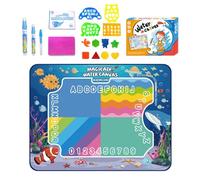 Tapis d'aquarelle, Tapis d'aquarelle - Tapis de peinture à l'eau,Jouets réutilisables pour l'apprentissage de la table à colorier pour les vacances des garçons de 3-5