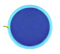 Tapis d'arrosage | 170,2 x 170,2 cm antidérapant pliable | Tapis d'eau pour chien avec arroseur | Pour animaux de compagnie, chat, , , été, extérieur, jardin, pelouse, camping, voyage