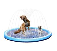 Tapis d'arrosage - Jouet de pulvérisation de jardin - Tapis de pulvérisation gonflable - Matériau en PVC souple avec motif de pulvérisation circulaire - de jeu d'eau sûre - Grande forme