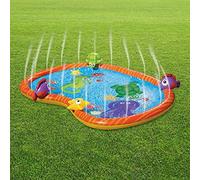 Tapis d'arrosage, tapis de jeu d'eau, tapis gonflable portable durable pour arroser et éclabousser, pataugeoire, piscine, été, jouets de pulvérisation essentiels pour enfants, extérieur