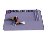 Tapis d'art - 24in x 16in Moules de moulage de bijoux en résine Tapis antiadhésif antidérapant - Accessoires de peinture lavables sans taches pour garçons, filles, adultes
