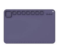 Tapis d'art en silicone | 24in x 16in Moules de moulage de bijoux en résine Tapis antiadhésif antidérapant,Gadgets de peinture sans décoloration pour la peinture, l'aquarelle, la gouache, le bricolage