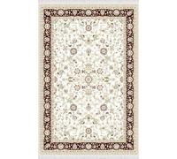 Tapis d'art Tapis oriental vintage à poils courts Salon Beige Marron