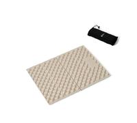Tapis d'Assise Pliable en Mousse Ultralégère pour Randonnée, Restez au Chaud et au Sec, Imperméable et Isolant, Équipement de Camping Essentiel pour Aventures en Plein Air(Beige)
