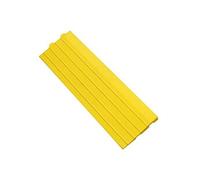Tapis d'atelier Modulaire - Tapis anti-fatigue - Pièce latérale jaune femelle