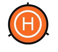 Tapis d'atterrissage pour drone pliable 55/75/90/110 cm | Quadcopter universel avec symbole H haute visibilité double face | Tapis de lancement de drone RC imperméable et tablier de stationnement pour