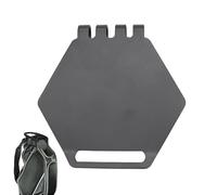 Tapis d'atterrissage pour sac de club, clip magnétique en acier au manganèse, organiseur pratique pour équipement de sport à accès rapide pour golfeurs, 10,2 x 9,8 cm/8,1 x 10,9 cm/8,1 x 10,9 cm, gris