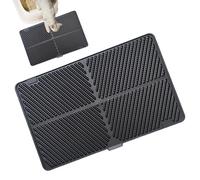 Tapis de Bac à Litière Base Antidérapante Bac Étanche en Silicone