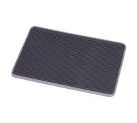 Tapis de bac à litière rectangulaire pour chat Nobby Pet Gris 39x60 cm