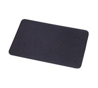 Tapis de bac à litière rectangulaire pour chat Nobby Pet Noir 39x60 cm