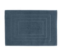 Tapis de bain 100% coton 1000g/m2 collection NAÏA 60x40 cm bleu Orage