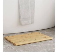 vidaXL Tapis de bain 2 pcs 50x35 cm bambou