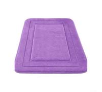 Tapis de bain 40 x 60 cm en non-tissé corail absorbant antidérapant (violet | Extrêmement doux pour la surface, sensation agréable au toucher, chaud et parfait pour les carreaux froids