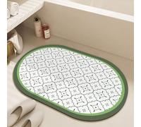 Tapis De Bain 40X60Cm du Red Dot Tapis Salle De Bain en Diatomite Fort Pouvoir Absorbant Et Antidérapant, Lavable, À Séchage Rapide,pour Portes, Salon,Toilettes